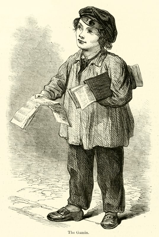 Gamin (gravür) by English School