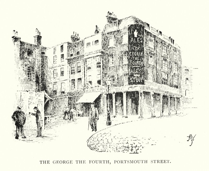 Dördüncü George, Portsmouth Caddesi (taş) by English School