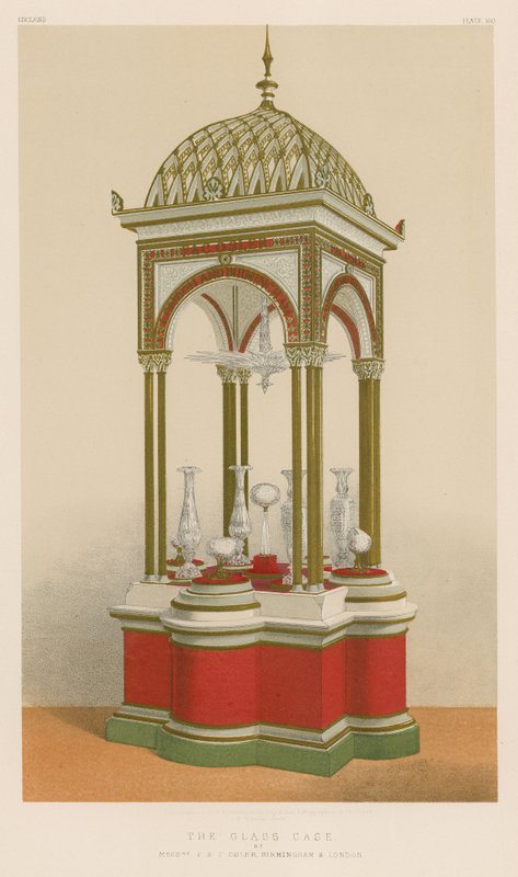 Cam Kasa, Messrs F ve C Osler, Birmingham ve Londra by English School