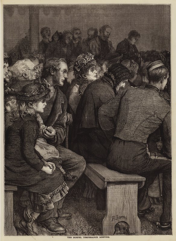İncil Denge Toplantısı (gravür) by English School