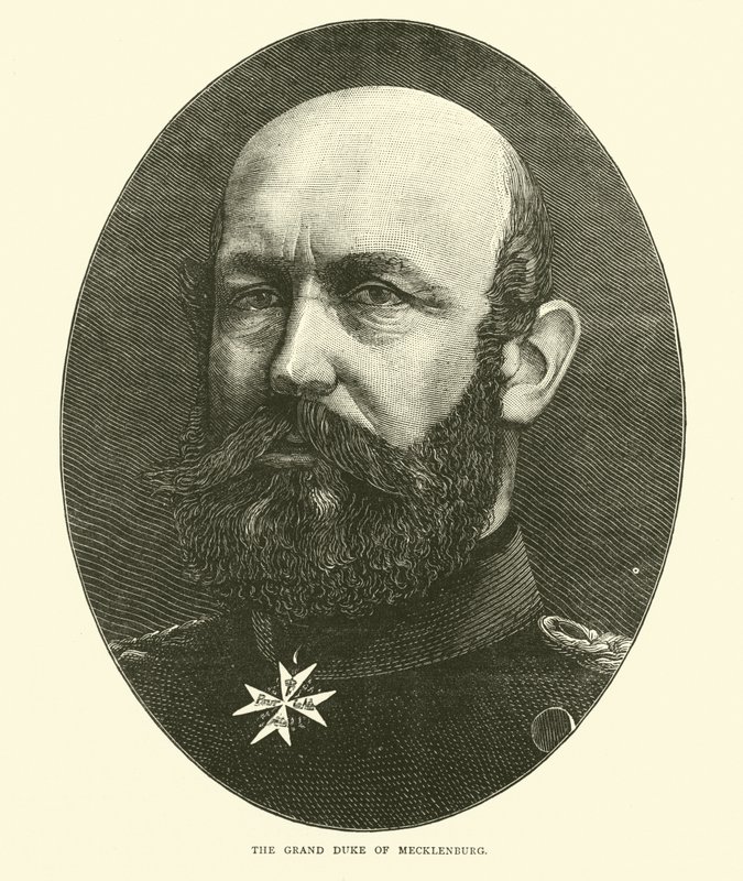 Mecklenburg Büyük Dükü, Eylül 1870 by English School