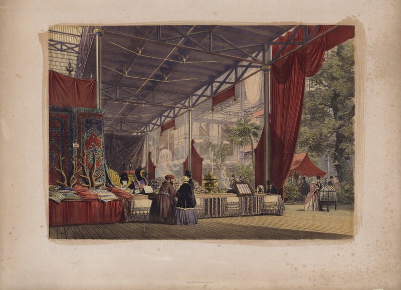 Büyük Sergi 1851, Türkiye No 1 (renkli gravür) by English School