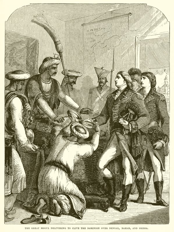 Bengal, Bahar ve Orissa üzerinde Dominion