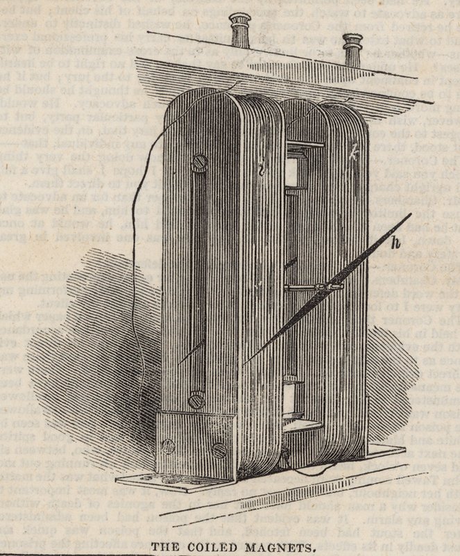 Great Western Electric Telegraph: Sarmal mıknatıslar by English School