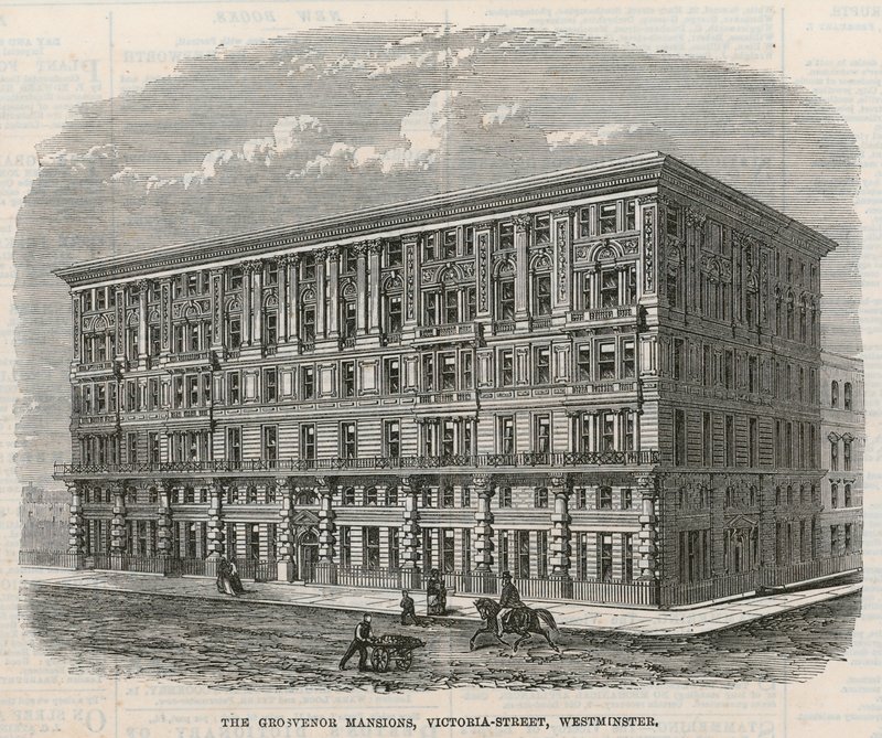 Grosvenor Konakları, Victoria Caddesi, Westminster, Londra by English School