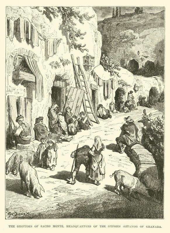 Çingenelerin karargâhı olan Sacro Monte Mağaraları, Granadalı Gitanos by English School