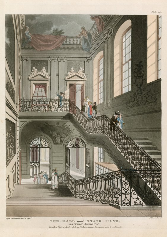 Salon ve Merdiven Kasası, British Museum by English School
