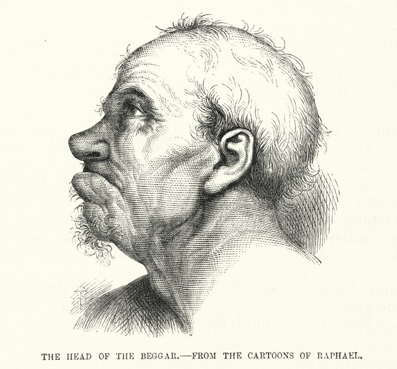 Dilencinin Başı, Raphael