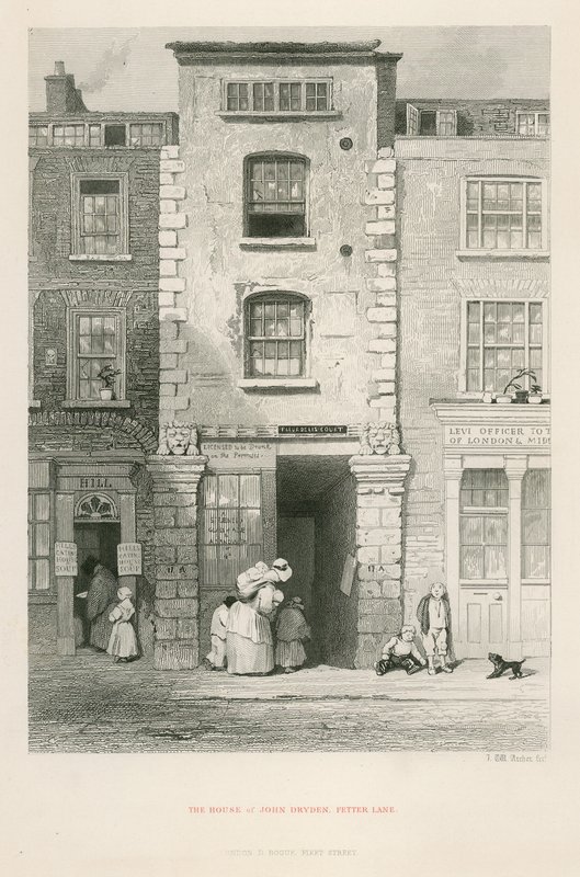 John Dryden Evi, Fetter Lane by English School
