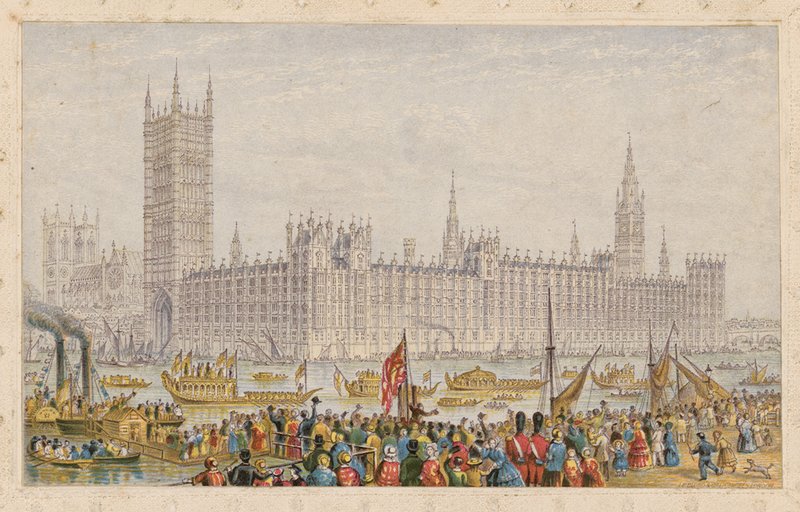 Parlamento Evleri, Westminster Sarayı, Londra by English School
