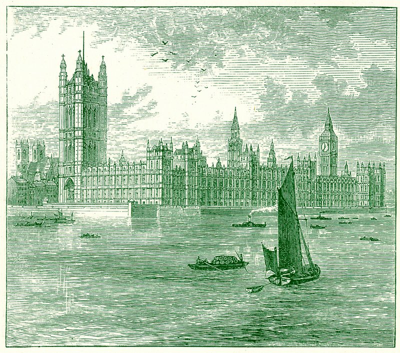 Parlamento Evleri ve Westminster Abbey, George Chisolm tarafından Dünya
