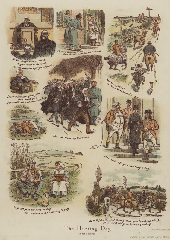 Av Günü (chromolitho) by English School