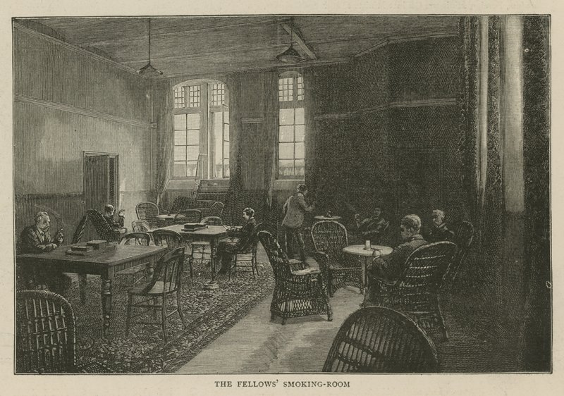 The Imperial Institute: The Fellows sigara içme odası by English School