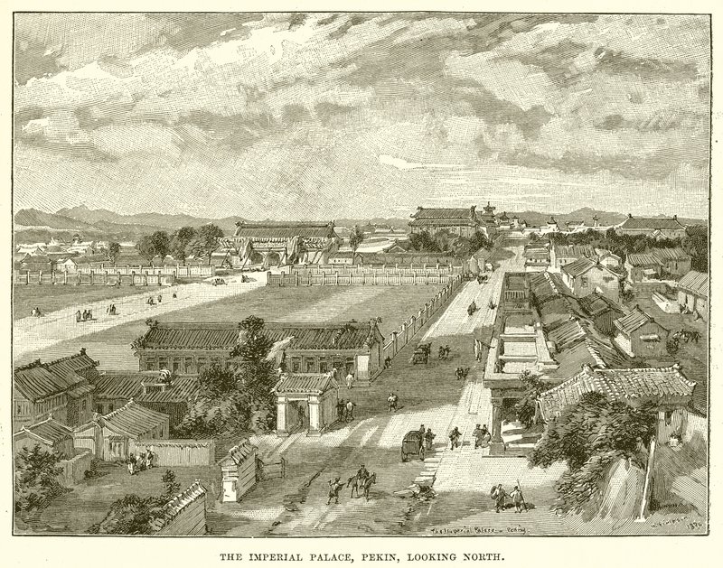 İmparatorluk Sarayı, Pekin, Kuzeye Bakıyor by English School