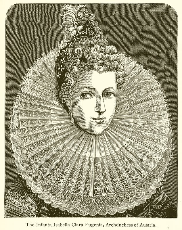 İnfanta Isabella Clara Eugenia, Avusturya arşidüşesi by English School