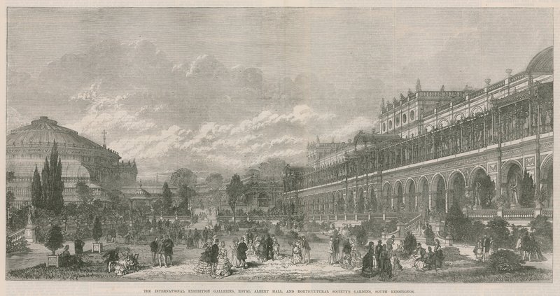 Uluslararası Sergi Galerileri, Royal Albert Hall ve Bahçıvanlık Dernekleri Bahçeleri, South Kensington by English School