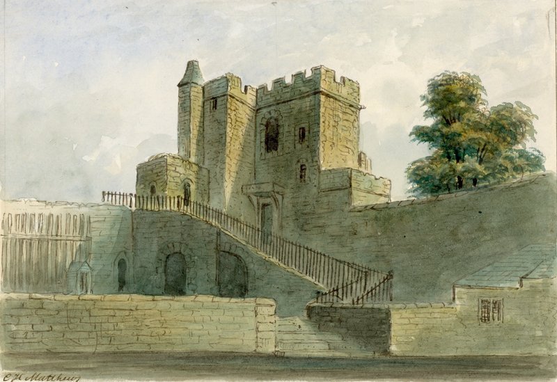 The Jewel Office, 1784 (kağıt üzerinde wc) by English School