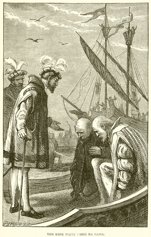 Kral Vasco da Gama'yı Ziyaret Ediyor by English School