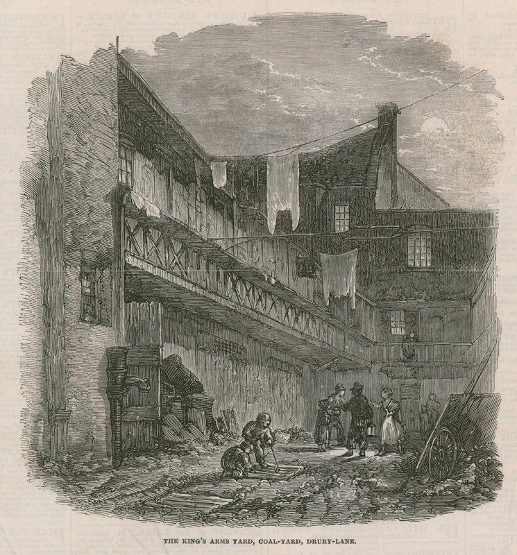Kings Arms Yard, Coal Yard, Drury Lane by English School