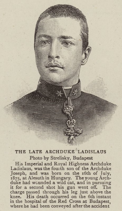 Geç Arşidük Ladislaus (gravür) by English School