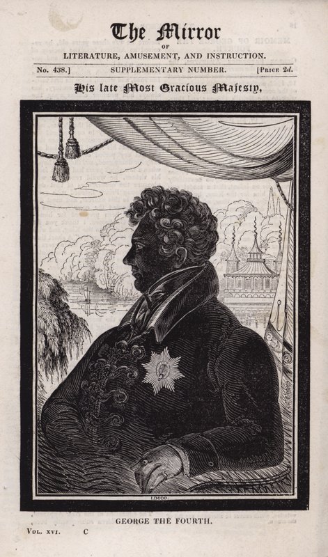 Geç Kral George IV by English School
