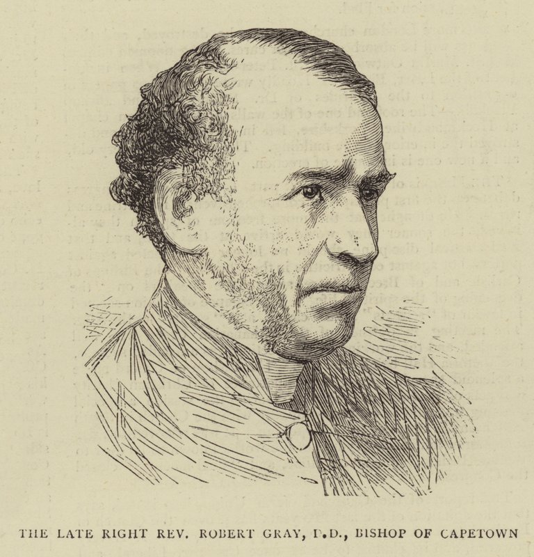 Geç Sağ Muhterem Robert Gray, DD, Capetown Piskoposu (gravür) by English School