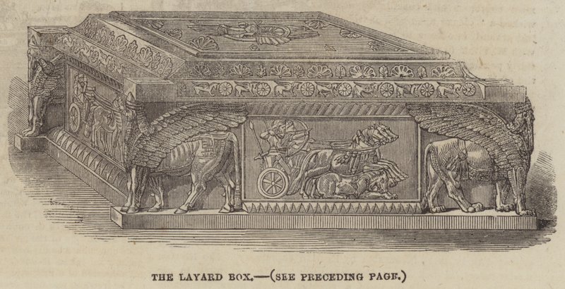 Layard Kutusu (gravür) by English School