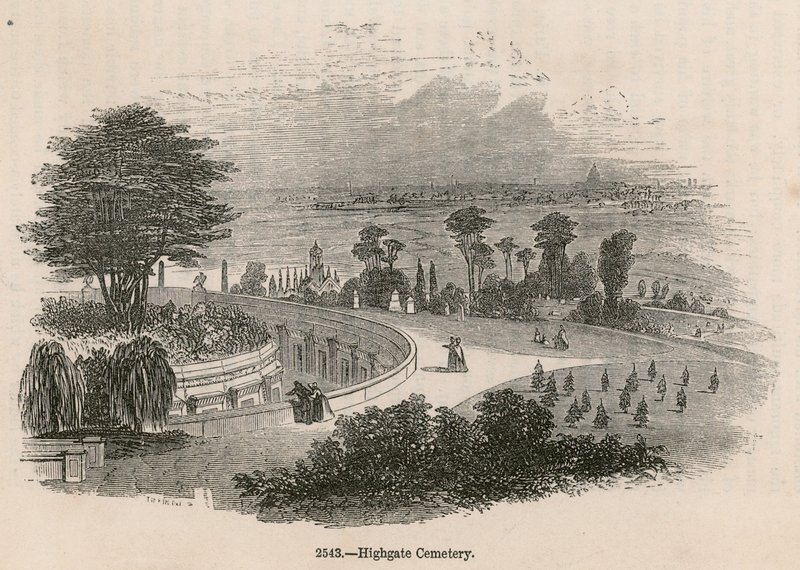 Lübnan Yeraltı Mezarı, Highgate Mezarlığı, Londra by English School