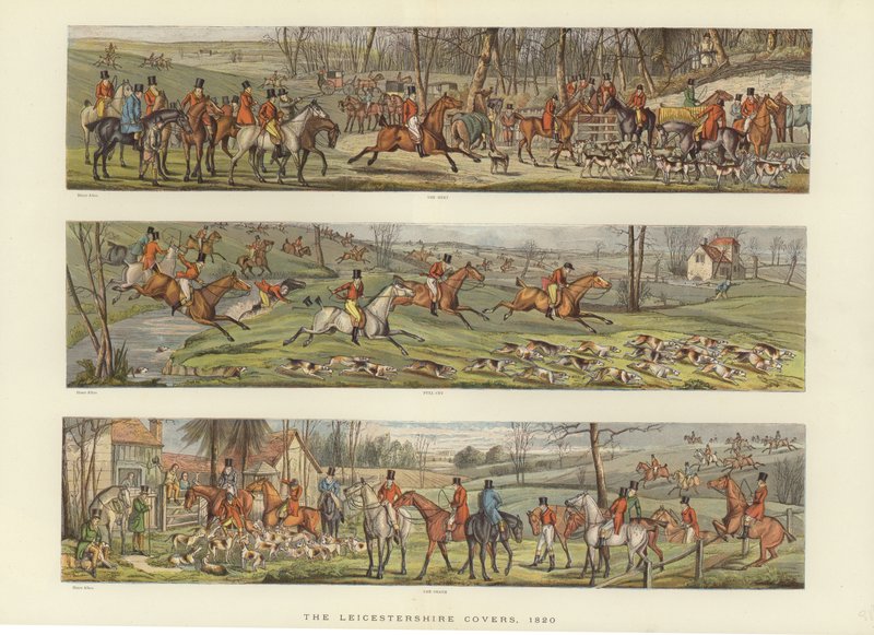 Leicestershire Örtüleri, 1820 by English School