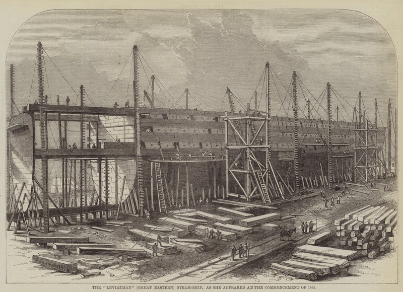 "Leviathan" (Büyük Doğu) Buharlı Gemisi, 1855