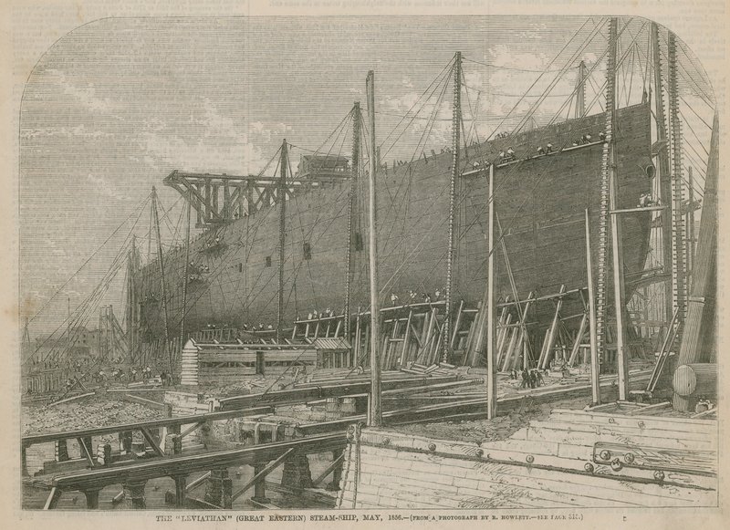 Leviathan (Büyük Doğu) buharlı gemisi, Mayıs 1856 by English School