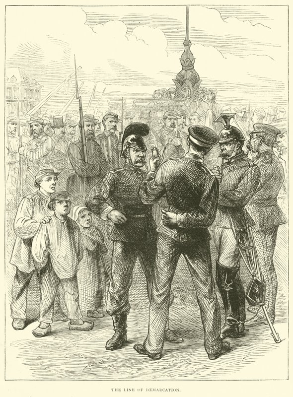 Sınır Çizgisi, Mart 1871 by English School