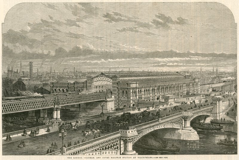 Londra, Chatham ve Dover Tren İstasyonu, Blackfriars, Londra by English School