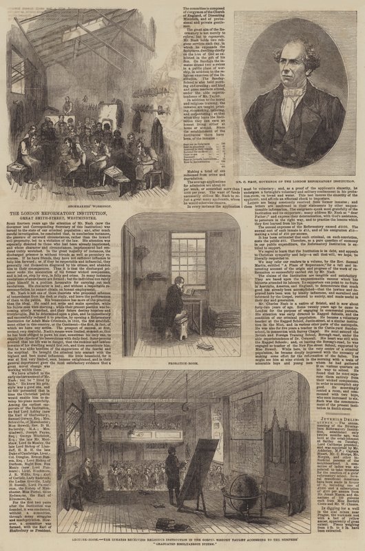 Londra Islah Kurumu (gravür) by English School