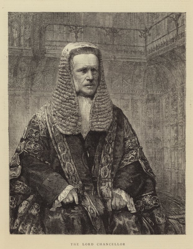 Lord Şansölye (Gravür) by English School