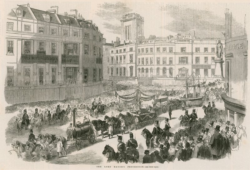 Lord Mayors Alayı by English School