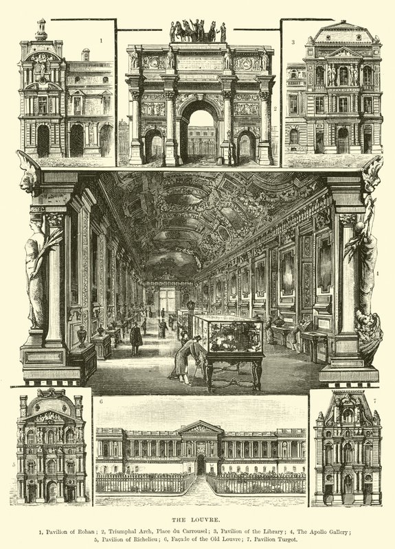 Louvre Müzesi by English School