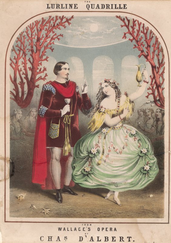Lurline Dörtgeni, 1860 by English School