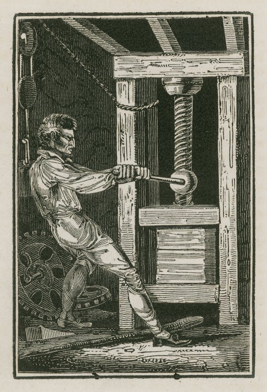 Makinist (gravür) by English School