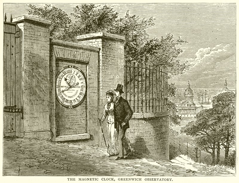 Manyetik Saat, Greenwich Gözlemevi by English School