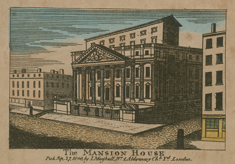 Mansion House, Londra by English School