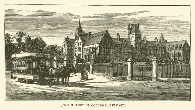 Metodist Koleji, Belfast (gravür) by English School