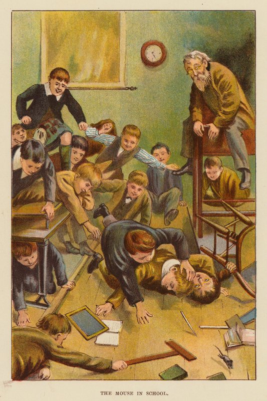 Okuldaki Fare (renkli taş) by English School