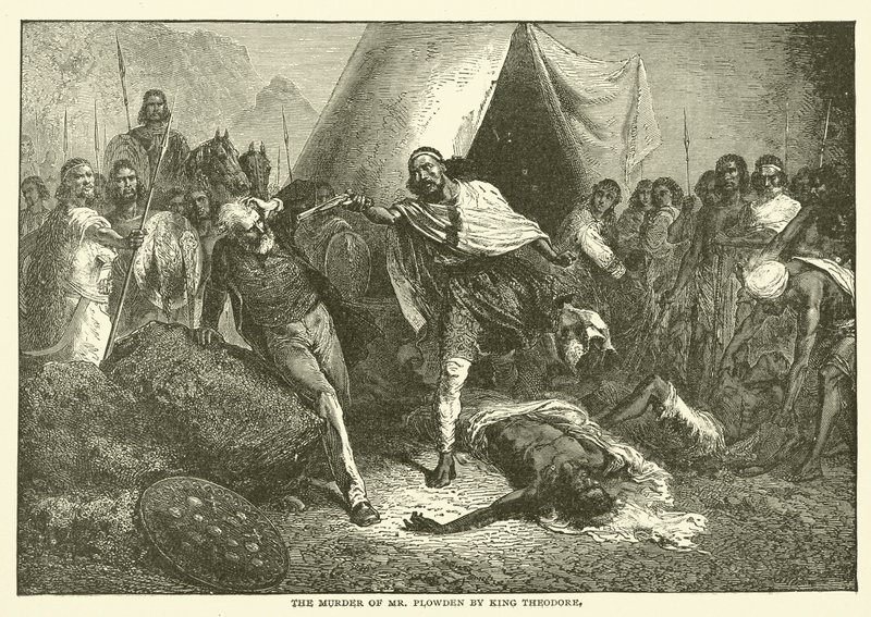 Kral Theodore tarafından Bay Plowden Cinayeti by English School