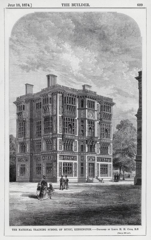 Ulusal Müzik Eğitim Okulu, Kensington (gravür) by English School