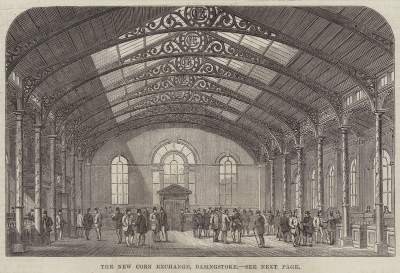 Yeni Mısır Borsası, Basingstoke (gravür) by English School