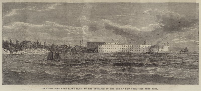 Sandy Hook yakınlarındaki New Fort, New York Körfezi