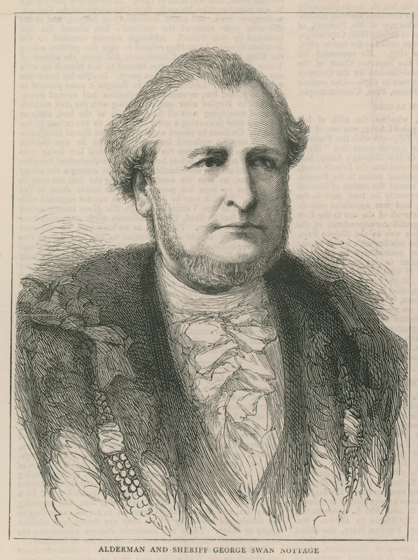 Yeni Belediye Başkanı ve Şerifler: Alderman ve Şerif George Swan Nottage by English School