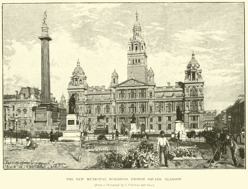 Yeni Belediye Binaları, George Meydanı, Glasgow by English School