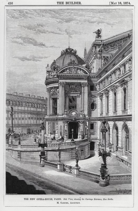 Yeni Opera Binası, Paris (gravür) by English School